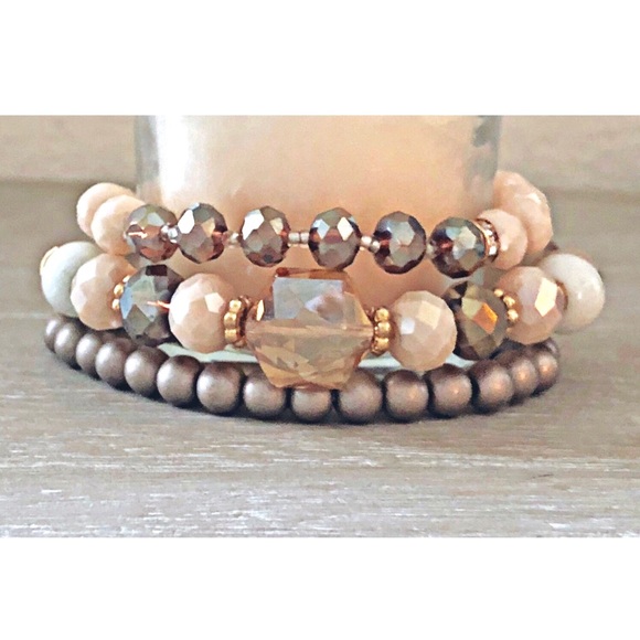 Whimsy Avenue Jewelry - The ‘Champagne’ Bracelet Set